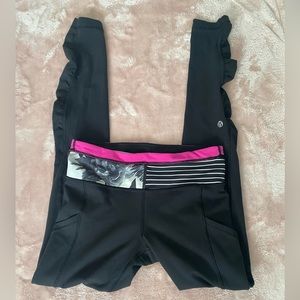 Lululemon leggings with side pockets black 4